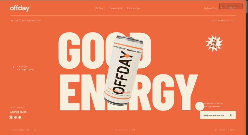 OFFDAY — Premium Energy Drink Brand