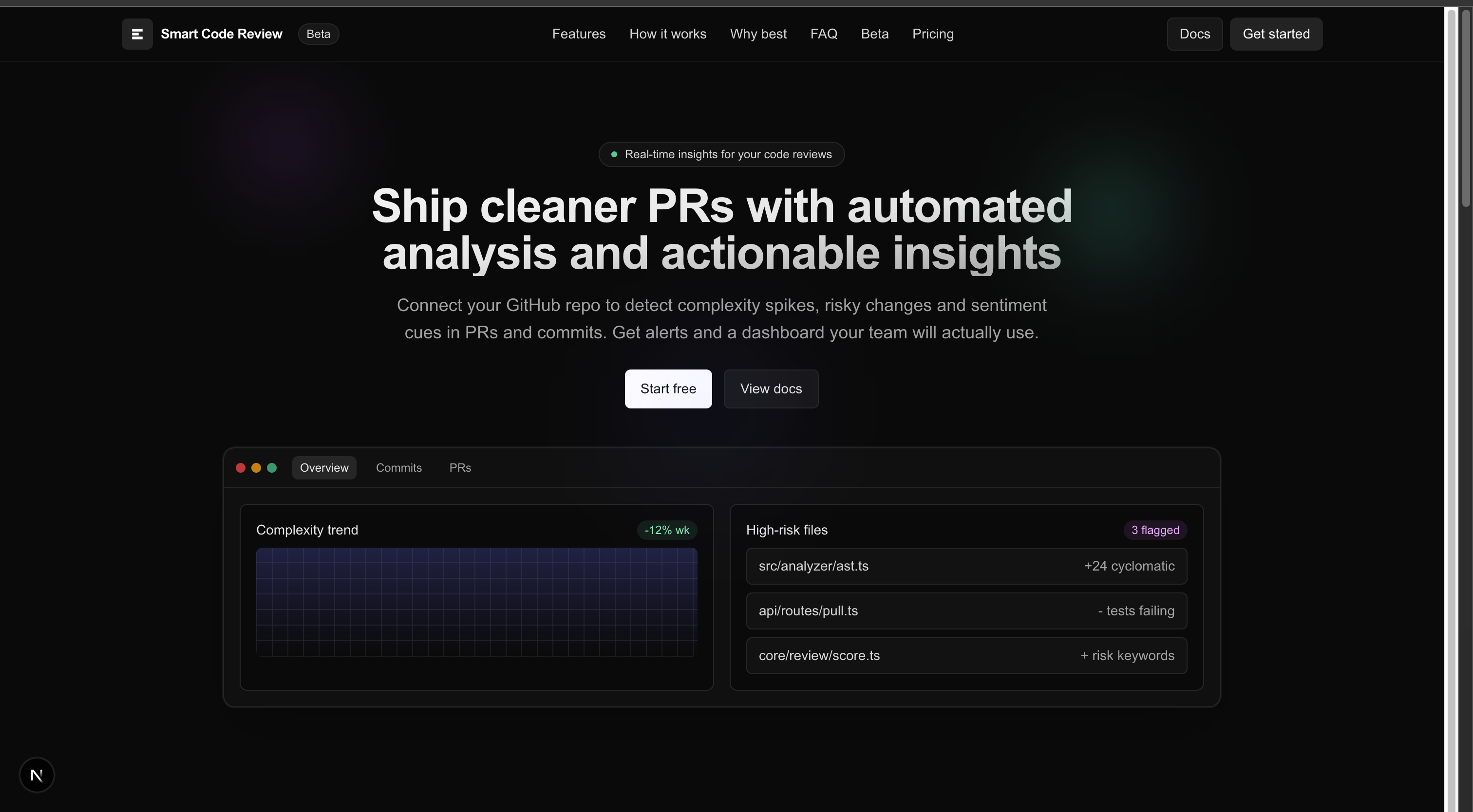 AI Code Reviewer - Intelligent CI/CD Integration Dashboard
